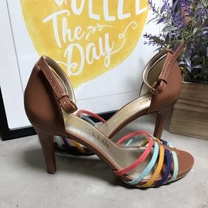 Anne Klein ankle strap heels